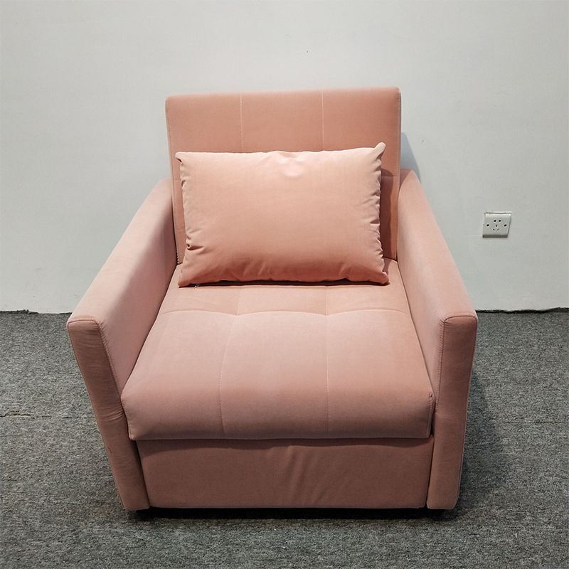Recessed Arms Futon Sofa Bed Pillow Included Cushion Back Sleeper Sofa Clearhalo 'furn' 'furn_futons' 'Furniture' 'Futons & Daybeds' 'Futons' 'Living Room Furniture' 1200x1200_fcf0cac2-8b85-4ac9-9887-072f7145cdc3