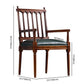 Traditional Study Room Leather Arm Chair Walnut Slat Back Dining Chair Clearhalo ' kitchen&dining_furn' 'Dining Chairs' 'Dining Tables & Seating' 'dining_chair' 'furn' 'furn_dining_chair' 'Furniture' 'furniture_dining_chair' 'Kitchen & Dining Furniture' 'kitchen' 1200x1200_fcf12d25-efce-4747-b408-5c5523a3a4ff