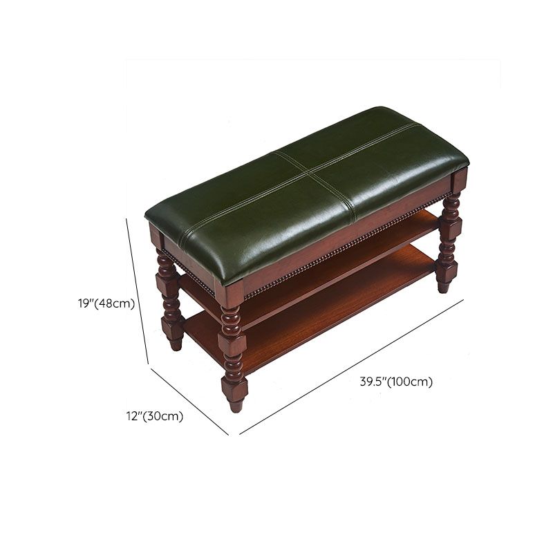 13.65 Inch W Traditional Bench Solid Wood Entryway Bench with Upholstered Clearhalo 'Benches' 'Chairs & Seating' 'furn' 'furn_benches' 'Furniture' 'Living Room Furniture' 1200x1200_fcf1f89d-baa8-4263-9dae-4014d4c6a7d9