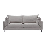 Contemporary Fabric Square Arm Loveseat Standard Loose Back Setee Clearhalo 'furn' 'furn_sofas' 'Furniture' 'furniture_sofas' 'kitchen' 'kitchen_sofas' 'Living Room Furniture' 'Sofa' 'sofas' 1200x1200_fcf3a543-e41a-47f2-bdbf-771245b8f8fa