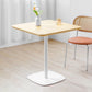 Metal Industrial Square Dining Table Solid Wood Top Table with Pedestal Base Clearhalo ' dining_table' 'Dining Tables & Seating' 'Dining Tables' 'furn' 'furn_dining_table' 'Furniture' 'furniture_dining_table' 'Kitchen & Dining Furniture' 'kitchen&dining_furn' 'kitchen' 'kitchen_dining_table' 1200x1200_fcf4b339-f666-48b5-8337-84073b873f73