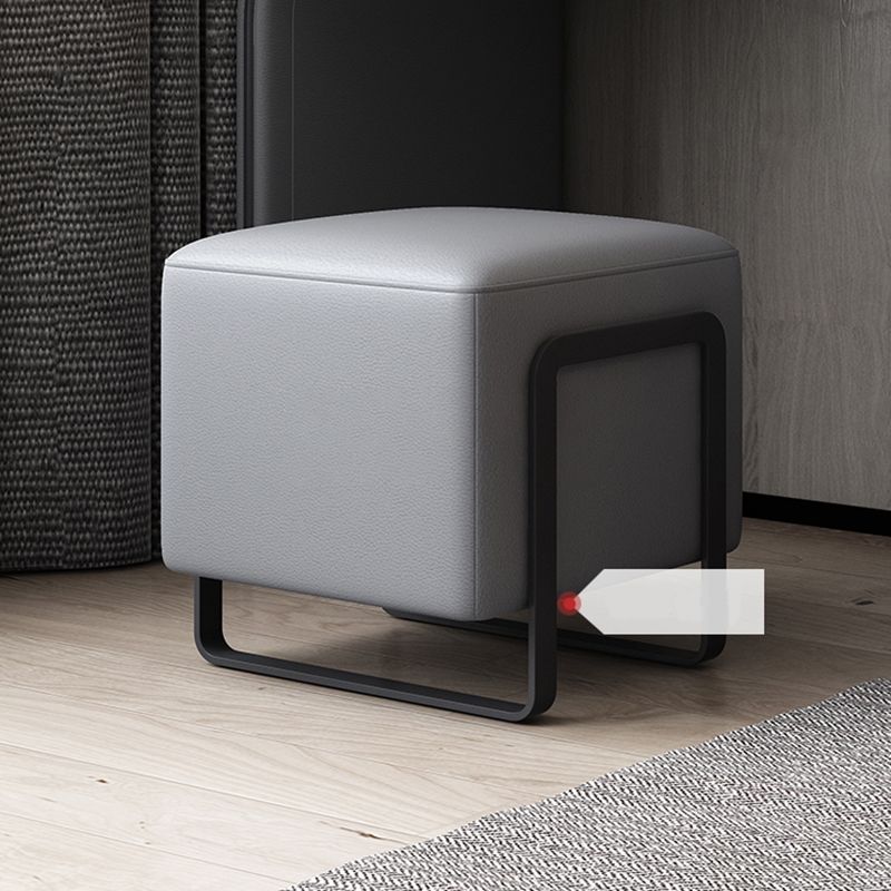 Set da tavolo da toeletta per vanità per trucco in pelle glam