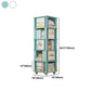 Scandinavian Manufactured Wood Corner Bookshelf Vertical Bookshelf with Caster Wheels Clearhalo 'Bookcases' 'furn' 'furn_bookcases' 'Furniture' 'furniture_bookcases' 'kitchen' 'kitchen_bookcases' 'Living Room Furniture' 'Office Furniture' 1200x1200_fcf720df-d410-429e-bde1-57e2042f573d