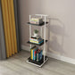 Open Back Modern Style Bookshelf Wood Bookcase for Home Office