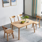 1/2/5 Pcs Oak Wood Modern Dining Set with Rectangle Table Dinette Set Clearhalo 'Dining Room Sets' 'Dining Tables & Seating' 'dining_room_set' 'furn' 'furn_dining_room_set' 'Furniture' 'furniture_dining_room_set' 'Kitchen & Dining Furniture' 'kitchen&dining_furn' 'kitchen' 1200x1200_fcffd064-2acd-4927-bff3-ef615069ec41