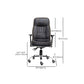 Black Contemporary Executive Chair Upholstered Managers Chair Clearhalo 'furn' 'furn_office_chair' 'Furniture' 'Office Chairs' 'Office Furniture' 'office_chair' 1200x1200_fd00cd4b-c109-4de6-8b93-102ca3872737