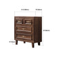 16 "W moderne bruine eiken opbergkast dressoir houten opbergkast met laden