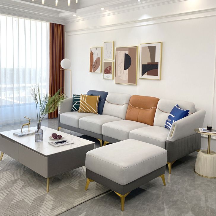 Flared Arm Modern Standard Faux Leather Stain Resistant Settee Couch Clearhalo 'furn' 'furn_sofas' 'Furniture' 'Living Room Furniture' 'Sofa' 'sofas' 1200x1200_fd0224a2-c729-48c5-ba3d-9d26410759d9