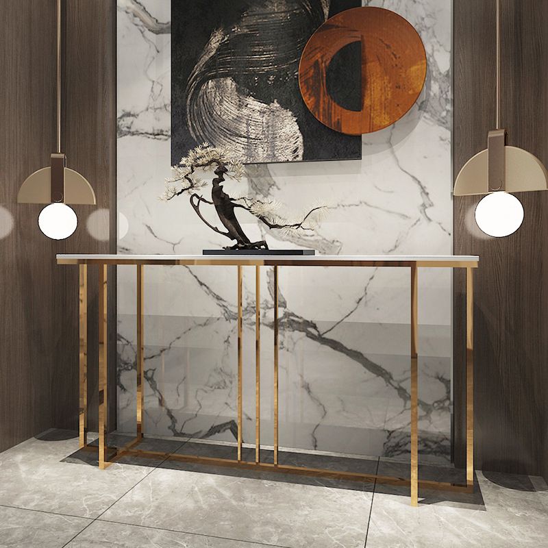 Tavolo console in marmo glam rettangolo di divani della console per hall