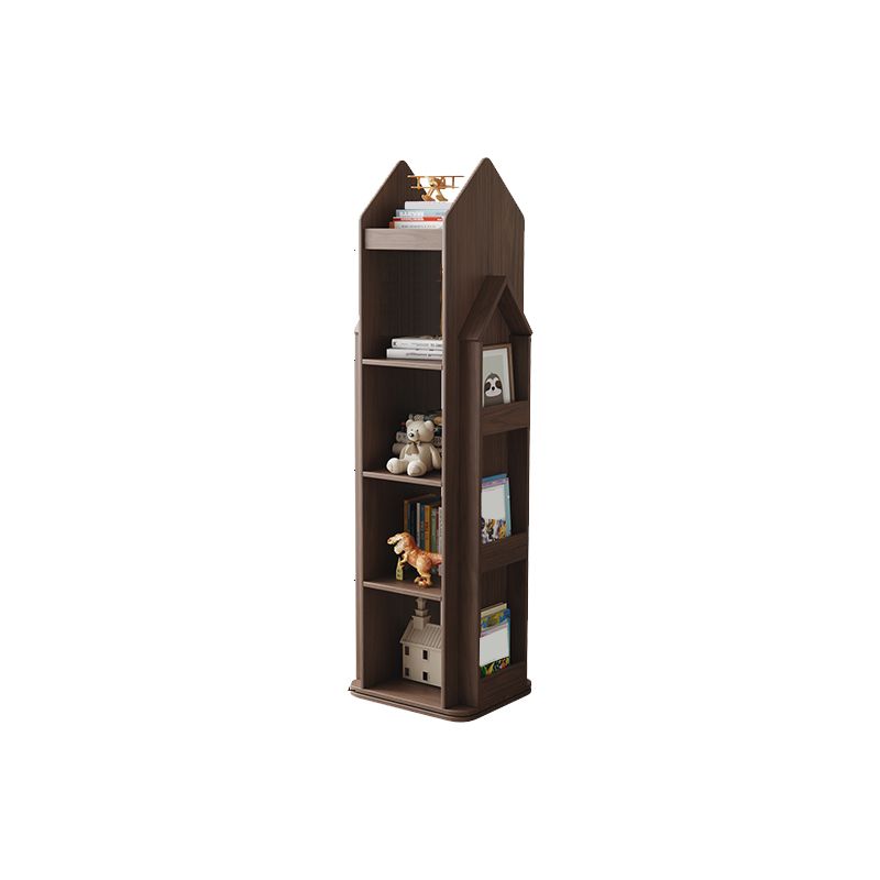 Modern Style Open Back Bookshelf Wooden Vertical Bookcase with Rectangular Shelves Clearhalo 'Bookcases' 'furn' 'furn_bookcases' 'Furniture' 'Office Furniture' 1200x1200_fd051600-3def-4b1e-b4e4-c0300a57339b