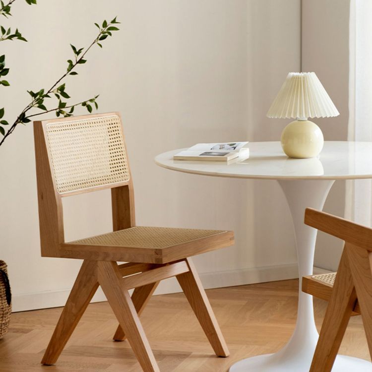Armless Dining Chairs Modern Style Solid Wood Side Chairs for Dining Room Clearhalo 'Dining Chairs' 'Dining Tables & Seating' 'dining_chair' 'furn' 'furn_dining_chair' 'Furniture' 'furniture_dining_chair' 'Kitchen & Dining Furniture' 1200x1200_fd0798f7-96e6-493e-a1ad-a7724cb9c269