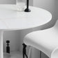 Contemporary Round Bar Height Table Metal Pedestal Bar Table for Cafe and Breakroom Clearhalo 'Bar Furniture' 'Bar Tables' 'bar_tables' 'furn' 'furn_bar_tables' 'Furniture' 'Kitchen & Dining Furniture' 1200x1200_fd091d1b-d747-44fb-898f-fa9585a051e8