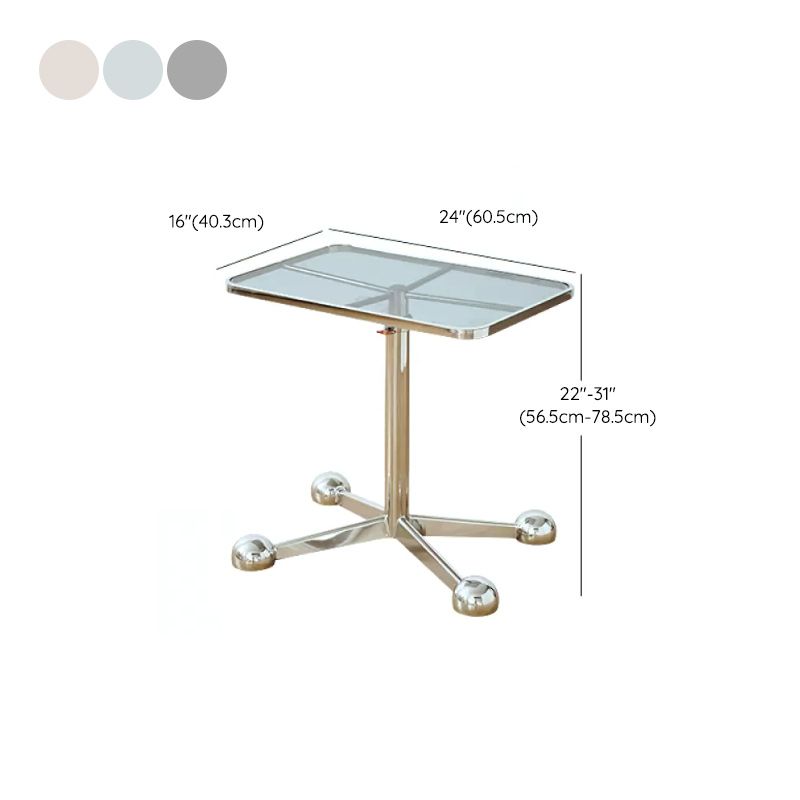 15"W Contemporary Corner Table Rectangular Accent Side Table Clearhalo 'Coffee & Accent Tables' 'End & Side Tables' 'end_side_tables' 'furn' 'furn_end_side_tables' 'Furniture' 'Living Room Furniture' 1200x1200_fd0b5911-66ef-41fd-acab-8b52d1508790