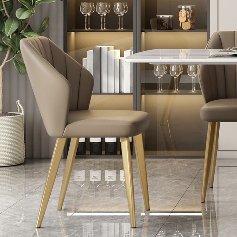 Luxury 1/2/5/6/7 Pieces Dining Set Sintered Stone Dining Table Set with Leather Chairs Clearhalo 'Dining Room Sets' 'Dining Tables & Seating' 'dining_room_set' 'furn' 'furn_dining_room_set' 'Furniture' 'furniture_dining_room_set' 'Kitchen & Dining Furniture' 'kitchen&dining_furn' 'kitchen' 1200x1200_fd0c3c64-2810-4d79-abc2-ff15296dee6c