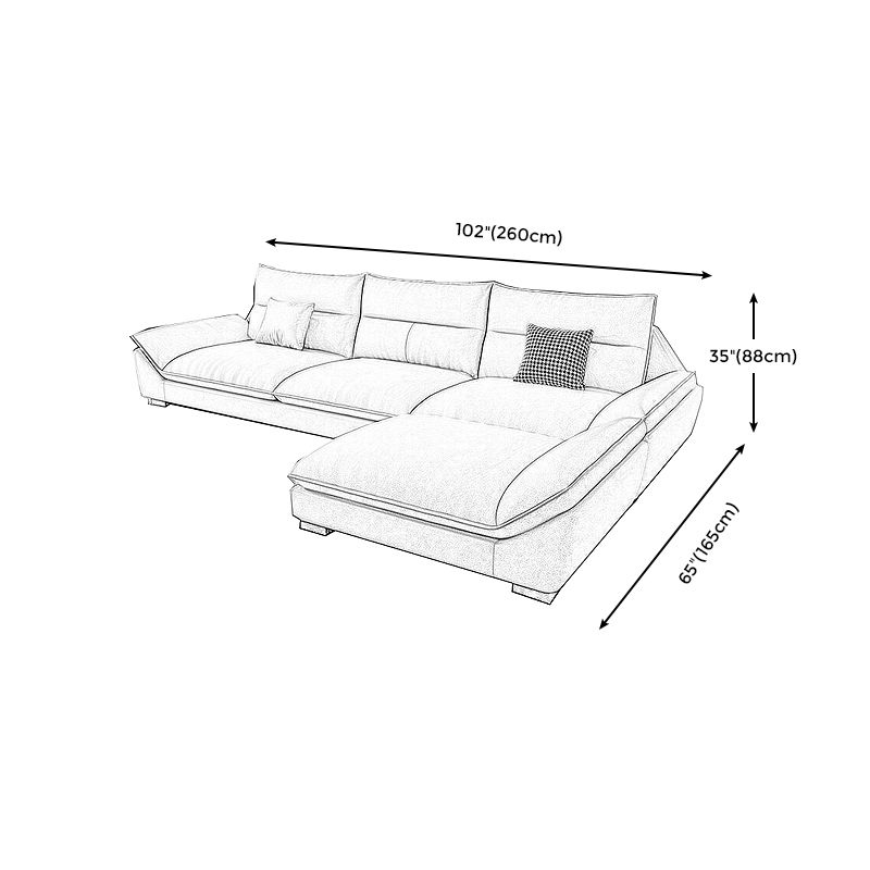 Modern Cream Cushion Back Sofa Faux Leather Living Room Sectional with Storage Clearhalo 'furn' 'furn_sectionals' 'Furniture' 'furniture_sectionals' 'kitchen' 'kitchen_sectionals' 'Living Room Furniture' 'Sectionals' 1200x1200_fd0e35ee-5c46-42ec-b03a-141a41d1d546