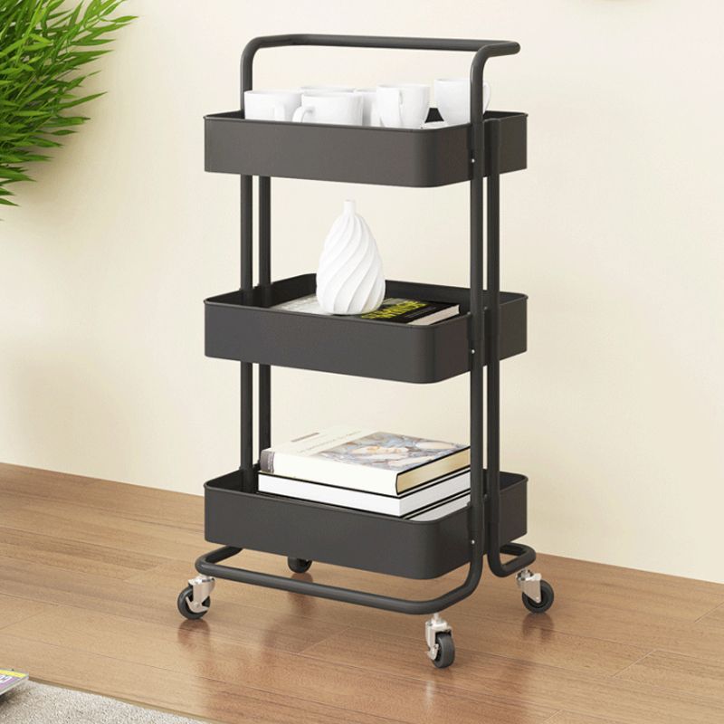 2/3/4-Shelf Modern Etagere Bookshelf with Steel Frame Plastic Bookshelf Clearhalo 'Bookcases' 'furn' 'furn_bookcases' 'Furniture' 'furniture_bookcases' 'kitchen' 'kitchen_bookcases' 'Living Room Furniture' 'Office Furniture' 1200x1200_fd0e8015-d173-42dd-b6d4-40df2a006dc5