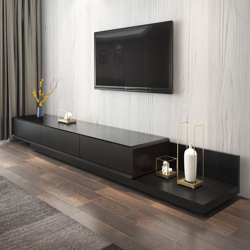 Console multimediale contemporanea Porta TV Console multimediale TV con 3 cassetti