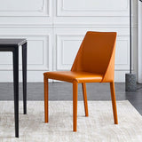 Modern Leather Dining Chairs Metal Armless Dining Chair for Home Use Clearhalo 'Dining Chairs' 'Dining Tables & Seating' 'dining_chair' 'furn' 'furn_dining_chair' 'Furniture' 'Kitchen & Dining Furniture' 1200x1200_fd0f0768-7692-4f92-809b-9dc95ae2dbd3