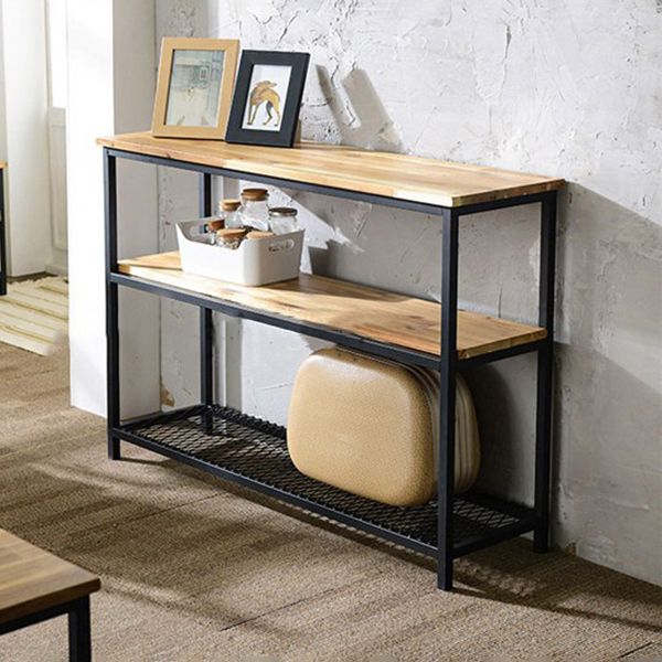 Tavolo di accento della console moderna di metà secolo Antique di divani console di finitura in legno