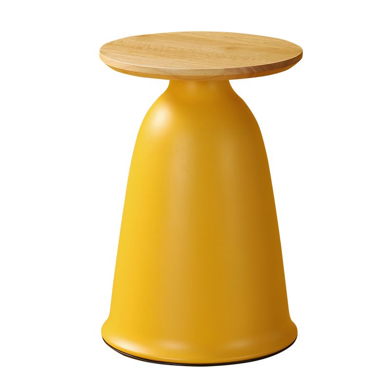 Tavolo da piedistallo mentale alto 17,7 "/21,6" tavolo da legno legno di legno