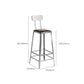 Industrial Iron Counter Height Stools Footrest Bar Stool for Indoor Clearhalo 'Bar Furniture' 'Bar Stools' 'bar_stools' 'furn' 'furn_bar_stools' 'Furniture' 'Kitchen & Dining Furniture' 1200x1200_fd112472-4679-48fe-9179-8162348fc56b
