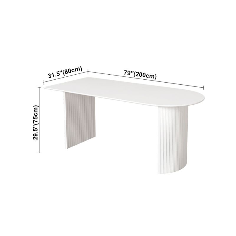 Solid Wood Base Contemporary Dining Table Marble Top Table for Dining Room Clearhalo ' dining_table' 'Dining Tables & Seating' 'Dining Tables' 'furn' 'furn_dining_table' 'Furniture' 'furniture_dining_table' 'Kitchen & Dining Furniture' 'kitchen&dining_furn' 'kitchen' 'kitchen_dining_table' 1200x1200_fd1316e5-281c-4965-8046-1d87957feec3
