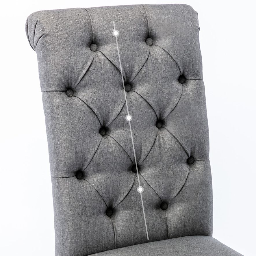 Modern Solid Back Kitchen Dining Side Chair with Black Wood Legs Dining Side Chair Clearhalo ' kitchen&dining_furn' 'Dining Chairs' 'Dining Tables & Seating' 'dining_chair' 'furn' 'furn_dining_chair' 'Furniture' 'furniture_dining_chair' 'Kitchen & Dining Furniture' 'kitchen' 1200x1200_fd13193d-bc81-4e4a-9363-ea8a46ef169c