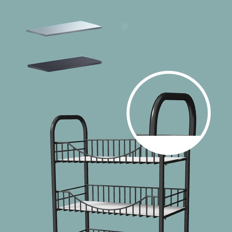 10.63 "W libreria in stile contemporaneo con le ruote per l'home office