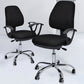 Contemporary Arm Chair Adjustable Seat Height Fixed Arms Black Office Chair Clearhalo 'furn' 'furn_office_chair' 'Furniture' 'Office Chairs' 'Office Furniture' 'office_chair' 1200x1200_fd15c3f8-0960-4759-a48c-4672853cb74f