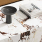 Block Coffee Cocktail Table Contemporary Slate Coffee Table Set