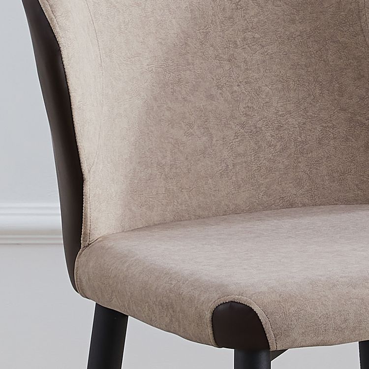 Matte Finish Contemporary Dining Side Chair Leather Wingback Dining Chair Clearhalo ' kitchen&dining_furn' 'Dining Chairs' 'Dining Tables & Seating' 'dining_chair' 'furn' 'furn_dining_chair' 'Furniture' 'furniture_dining_chair' 'Kitchen & Dining Furniture' 'kitchen' 1200x1200_fd182b5f-1618-4cd6-9db5-21df81d10d34