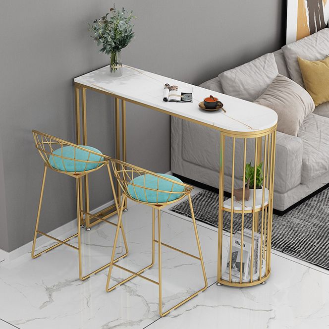 Nordic Style Sintered Stone Table Dining Bar Counter Table for Kitchen Clearhalo 'Bar Furniture' 'Bar Tables' 'bar_tables' 'furn' 'furn_bar_tables' 'Furniture' 'furniture_bar_tables' 'Kitchen & Dining Furniture' 1200x1200_fd182e12-8b56-4c02-95fd-ab9d5c8d45f4