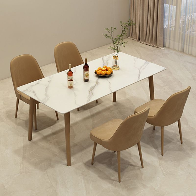 Zeitgenössischer Stil gepolsterte 4 Beine Esszimmer für Wohnzimmer