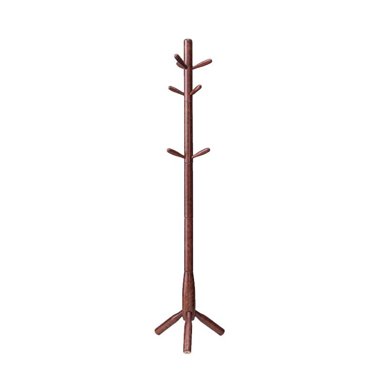 Modern Hall Stand Wood Framed Free Standing with Hooks Coat Rack Clearhalo 'Entry & Mudroom Furniture' 'furn' 'furn_hall_tree_coat_racks' 'Furniture' 'Hall Trees & Coat Racks' 'hall_tree_coat_racks' 1200x1200_fd1b91c4-c42c-4296-bfc7-005785c4a7d0