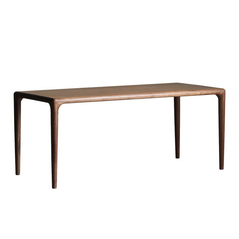 Industrial Dining Table Rectangular Table with Wooden Legs for Home Use Clearhalo 'Dining Tables & Seating' 'Dining Tables' 'dining_table' 'furn' 'furn_dining_table' 'Furniture' 'Kitchen & Dining Furniture' 1200x1200_fd1d36fc-1b1a-43cb-84b0-de6e1b215032