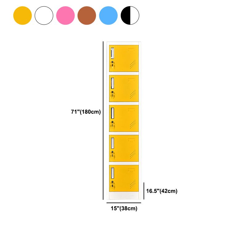 Metal Hinged Door Storage Cabinet Contemporary Cabinet for Bathroom