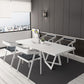 Rectangle Industrial Style Dining Table White Top Fixed Table with Solid Wood Clearhalo ' dining_table' 'Dining Tables & Seating' 'Dining Tables' 'furn' 'furn_dining_table' 'Furniture' 'furniture_dining_table' 'Kitchen & Dining Furniture' 'kitchen&dining_furn' 'kitchen' 'kitchen_dining_table' 1200x1200_fd20d163-ac62-4ef9-8fea-ba409fa5ef21