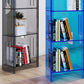 Standard Closed Back Bookshelf Scandinavian Acrylic Bookcase