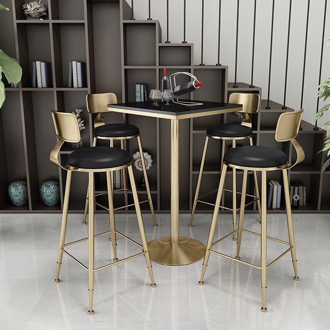 Scandinavian Round Low Back Counter Stools Upholstered Bar Stools with Cushion Clearhalo 'Bar Furniture' 'Bar Stools' 'bar_stools' 'furn' 'furn_bar_stools' 'furniture_bar_stools' 'Kitchen & Dining Furniture' 'kitchen&dining_furn' 'kitchen' 'kitchen_furn' Furniture' 1200x1200_fd24b84f-bb80-4ec7-be05-b0b8c0874fd2