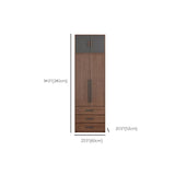 Hinged Wardrobe Cabinet Contemporary Wardrobe Closet with Garment Rod Clearhalo 'Armoires & Wardrobes' 'armoires_wardrobes' 'Bedroom Furniture' 'furn' 'furn_armoires_wardrobes' 'Furniture' 1200x1200_fd291cfd-af9c-46d6-a729-9cb223375a31