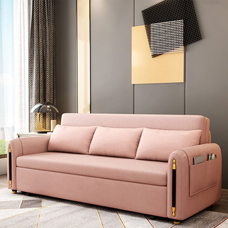 Contemporary Sofa Bed with Pillows and Storage for Apartment 35.43" Clearhalo 'furn' 'furn_sofas' 'Furniture' 'furniture_sofas' 'Living Room Furniture' 'Sofa' 'sofas' 1200x1200_fd2a2c0b-eeae-49a9-be40-4922719ef2e3