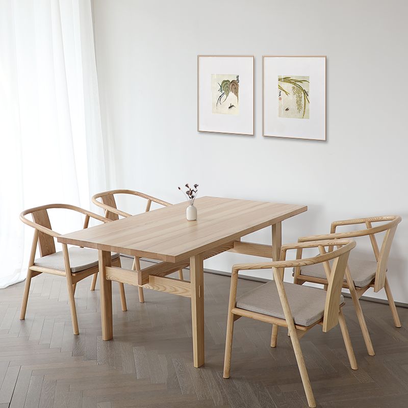 Traditional Style Chairs Dining Arm Chairs with Wooden Legs for Kitchen Clearhalo 'Dining Chairs' 'Dining Tables & Seating' 'dining_chair' 'furn' 'furn_dining_chair' 'Furniture' 'Kitchen & Dining Furniture' 1200x1200_fd2d2610-d17f-4f83-a5dc-5f97ac2eb2a1