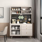 Artificial Wood Living Room Sideboard Gabinete Glam Credenza con cajones y almacenamiento