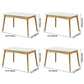Rubberwood Modern Solid Wood Dining Table 4 Legs Base Table in Wood Color Clearhalo ' dining_table' 'Dining Tables & Seating' 'Dining Tables' 'Furniture' 'furniture_dining_table' 'Kitchen & Dining Furniture' 'kitchen&dining_furn' 'kitchen' 'kitchen_dining_table' 1200x1200_fd319bc0-1472-47d6-b5f4-dcf6dc2953b3