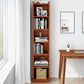 Modern Style Closed Back Bookshelf Engineered Wood Bookcase for Home