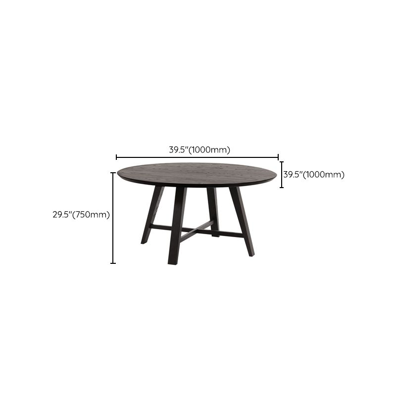 Mesa de comedor moderna mesa redonda de madera para comedor