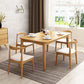 Rectangle Contemporary Dining Table Solid Wood Dining Room Table