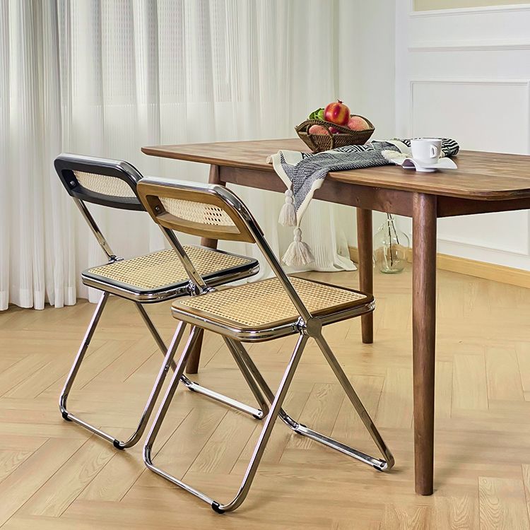 工業用サイドチェアメタル折りたたみ屋内ダイニングチェアのための屋内ダイニングチェア