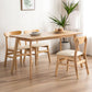 Wood Contemporary Kitchen Armless Chairs Open Back Dining Side Chair
