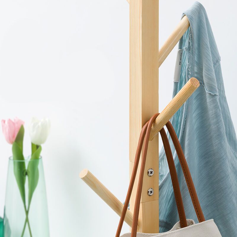 Eigentijdse hal staan ​​houten vrij staande zaalstandaard met haak